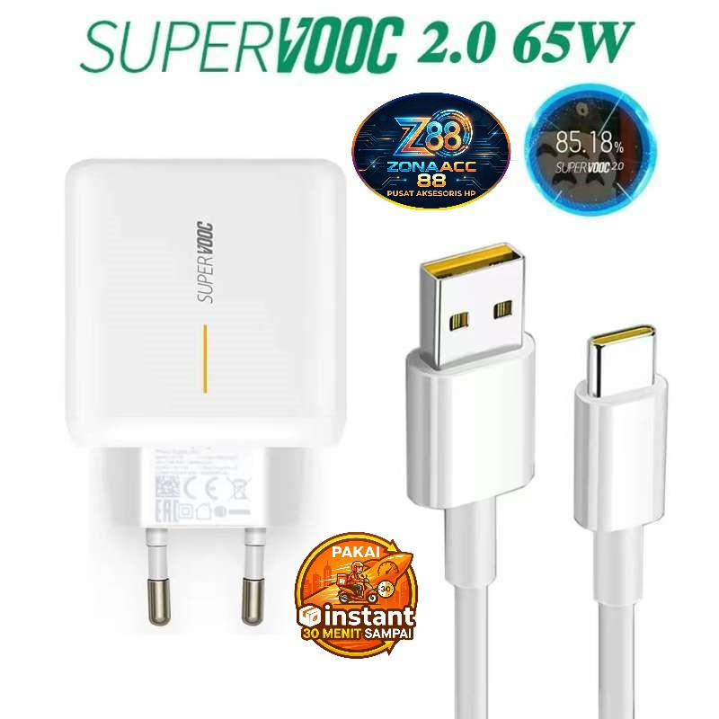 OPPO 65 Watt CHARGER OPPO SUPERVOOC 65W SUPER FAST CHARGING