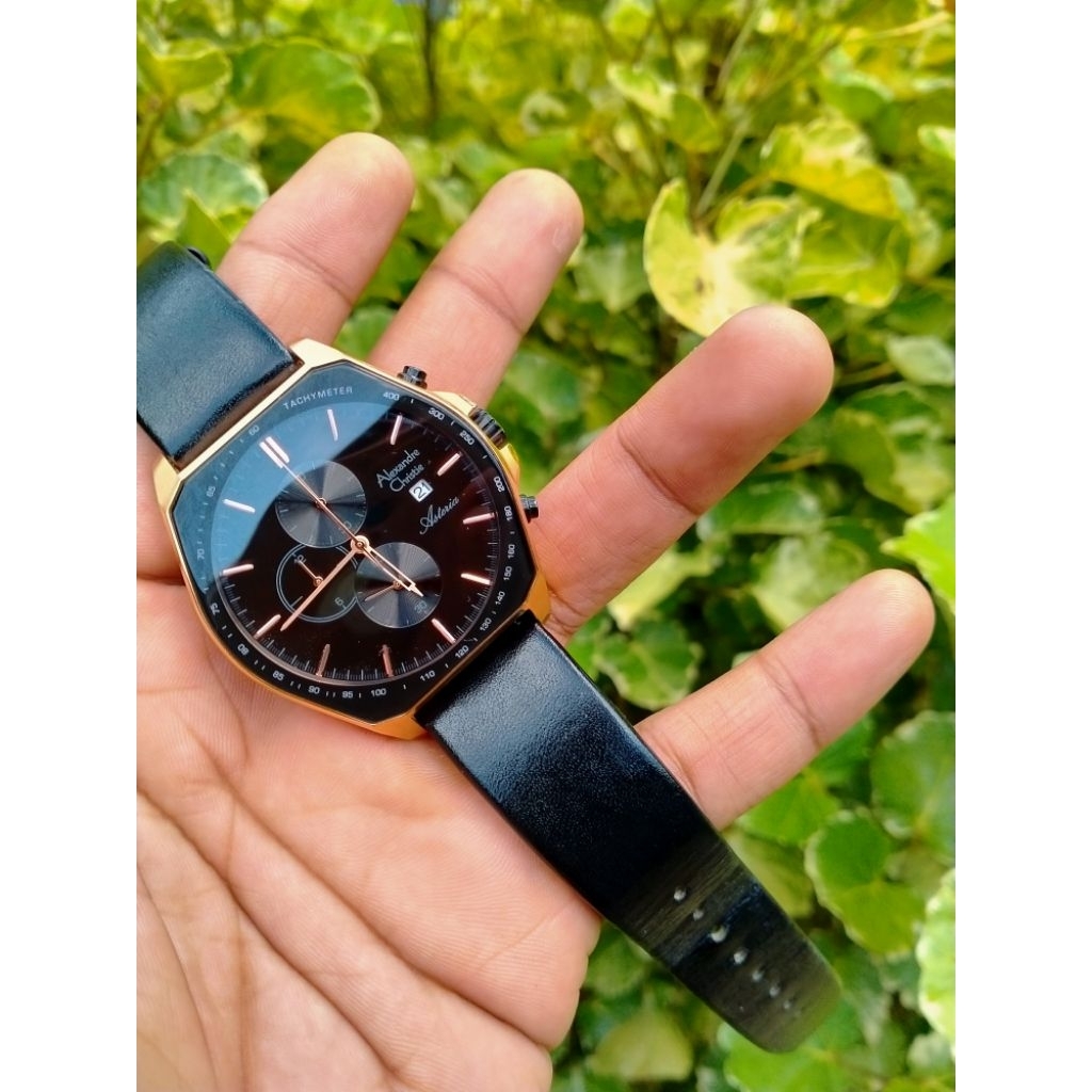 Jual Jam Tangan Pria AC Istimewa 6648MC Rosegold All Original 100%