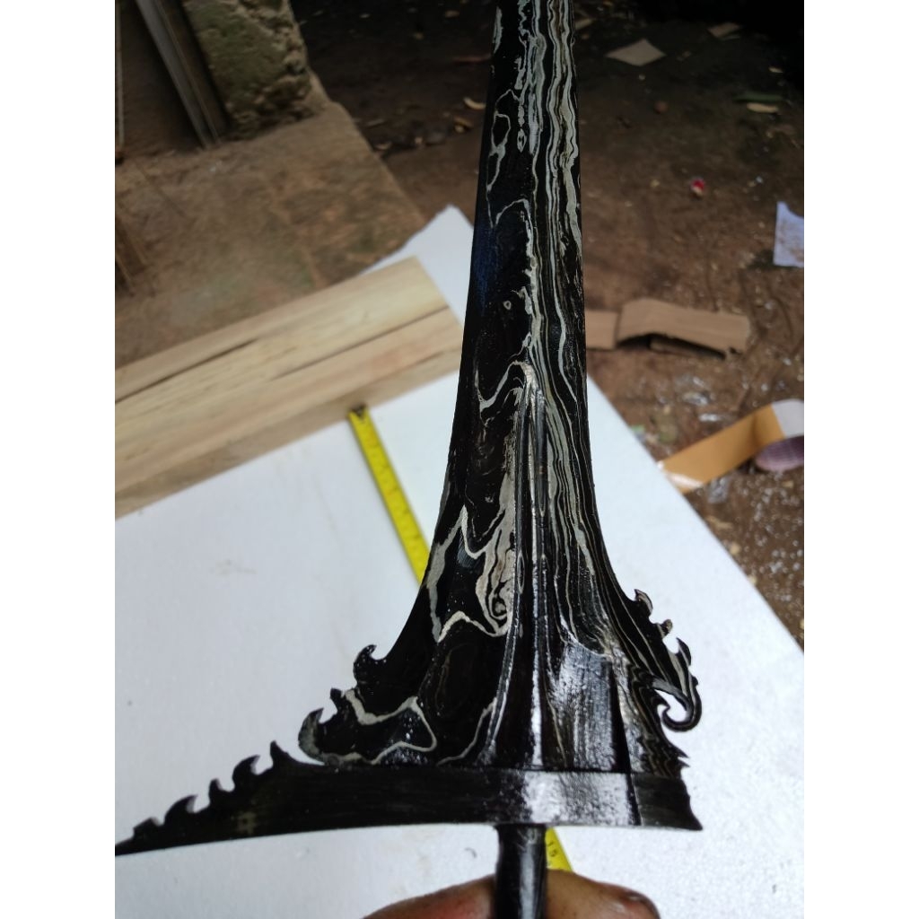 bilah keris bali lurus 35 cm garap standart (x3)