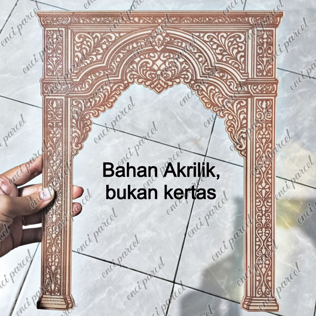 miniatur gebyok model A dekorasi mahar pernikahan replika ukir pintu ukiran jepara jawa klasik moder