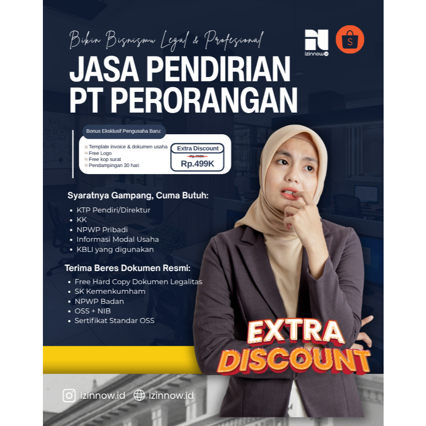 Jasa pembuatan PT PERORANGAN Cepat & Terpercaya