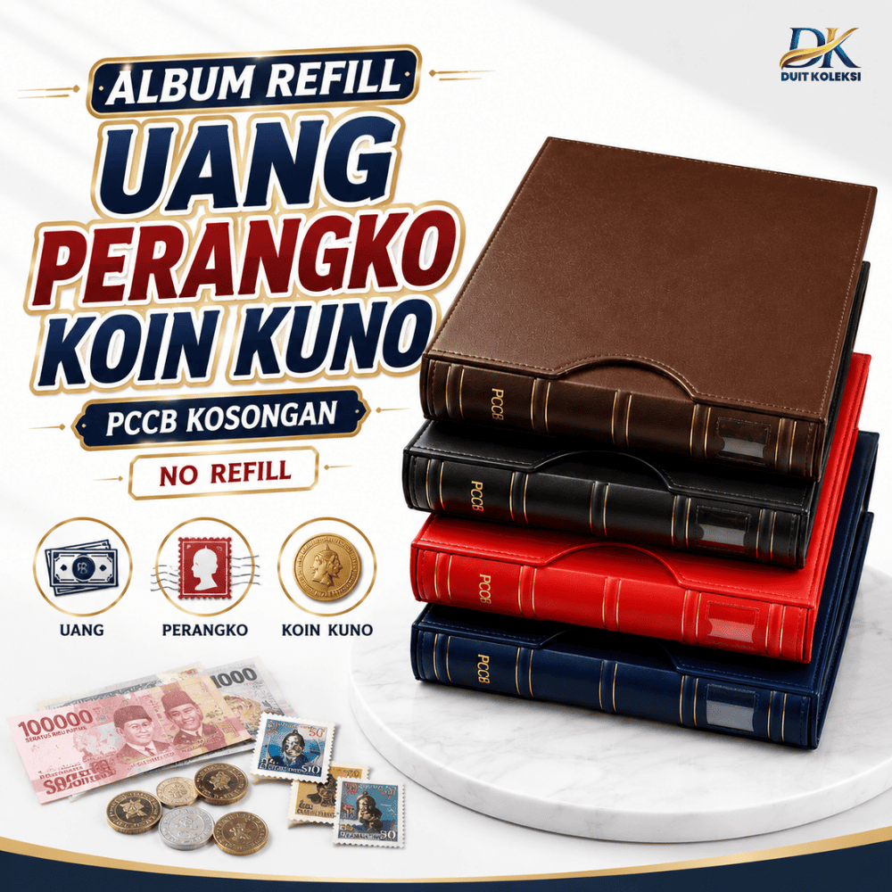 Album refill uang perangko koin kuno pccb kosongan no refill