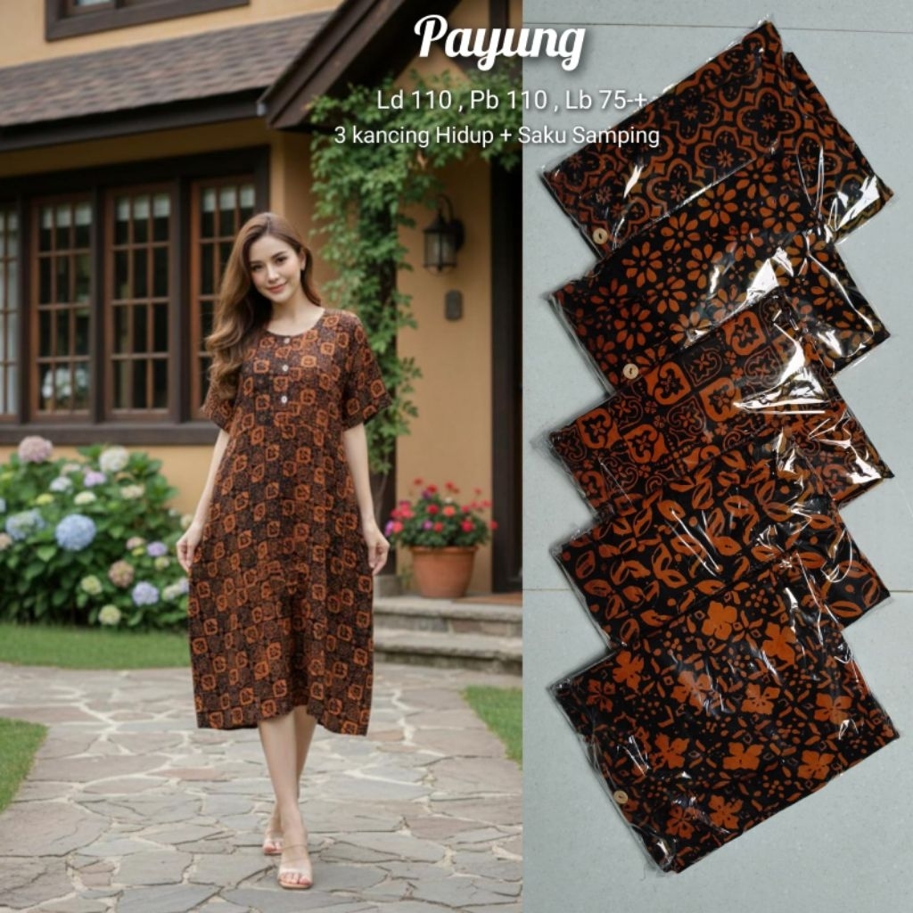 DASTER RAYON CAP PREMIUM LD 110/ DASTER MARISA/KLOK/PAYUNG CAP MOTIF RANDOM