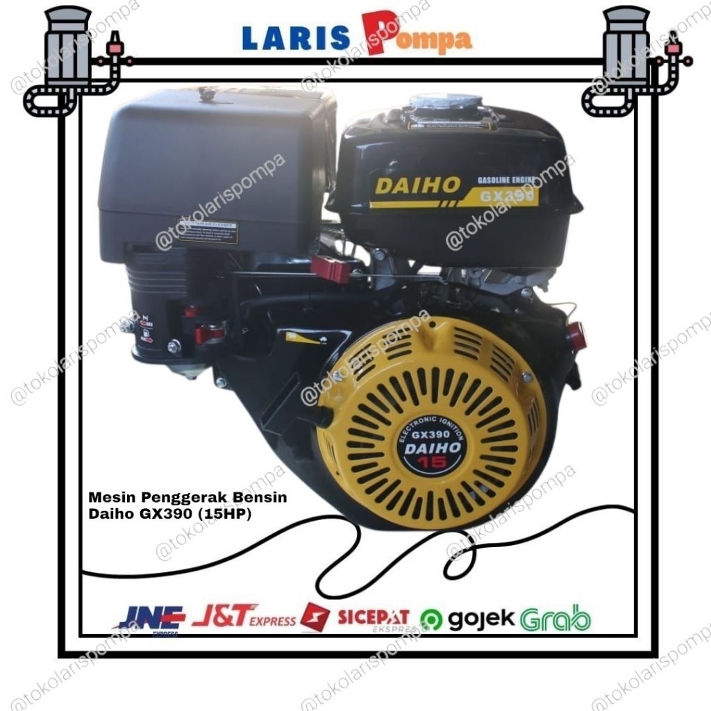 Mesin Penggerak Bensin Daiho GX390 (15HP)