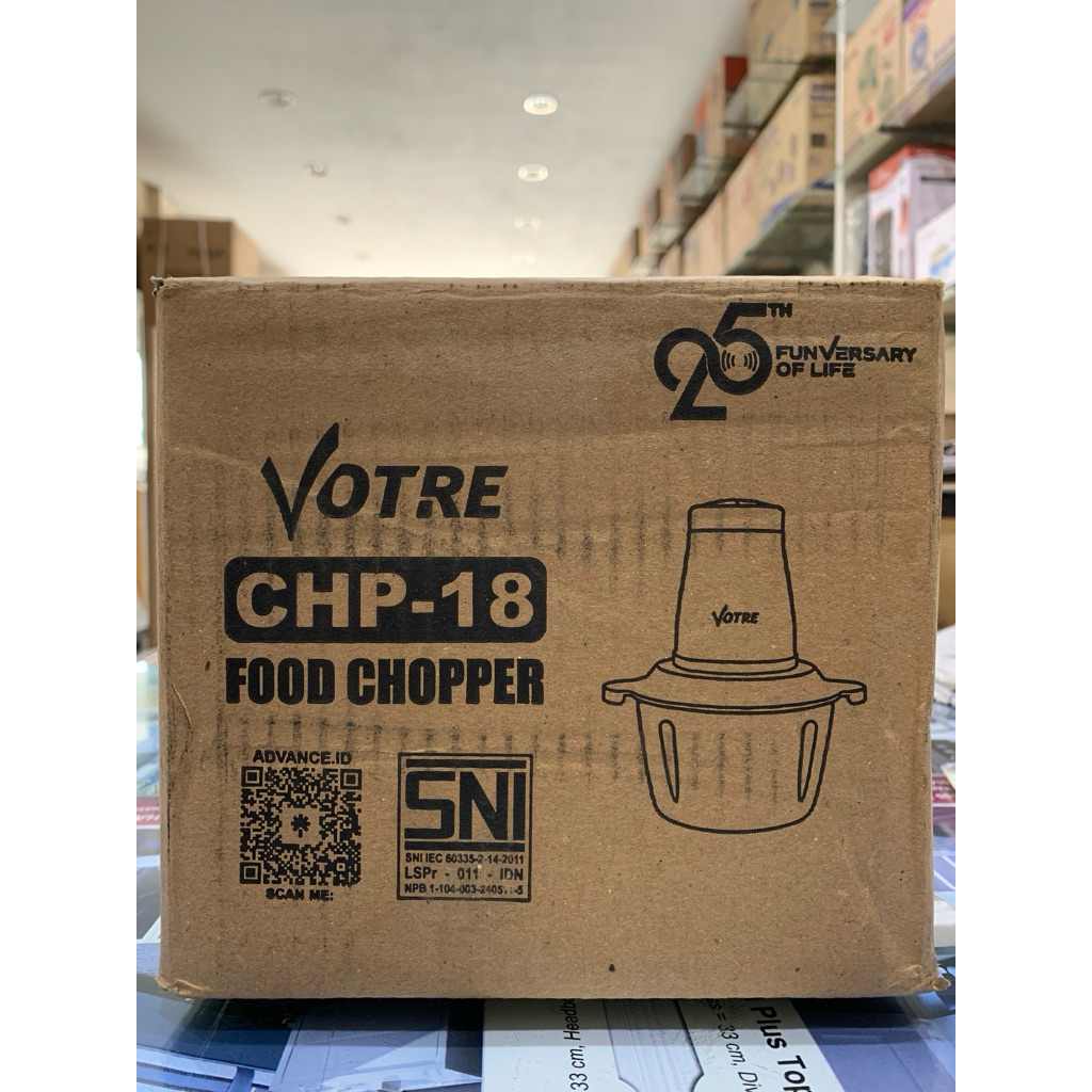 Food Chopper Advance Digitals CHP-18 | Chopper Daging Vorte