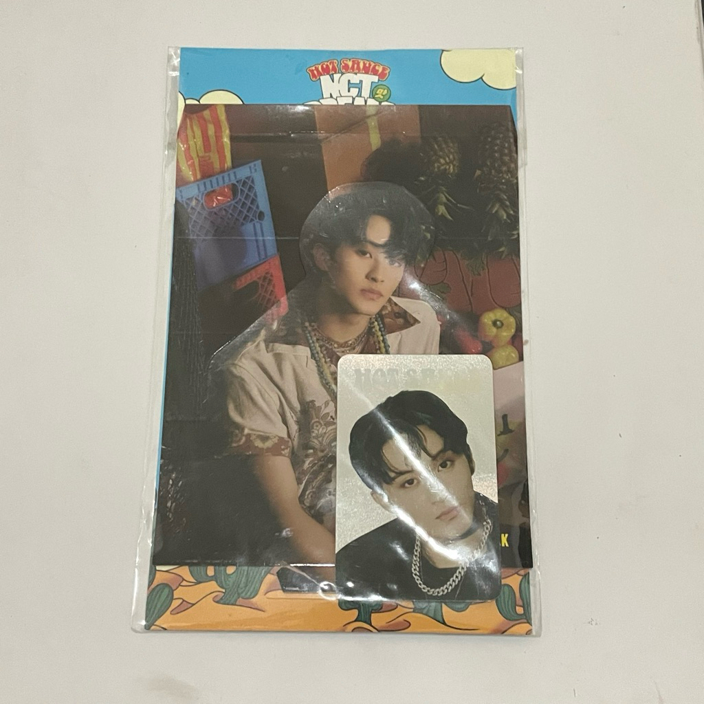 official holo standee nct dream mark hot sauce
