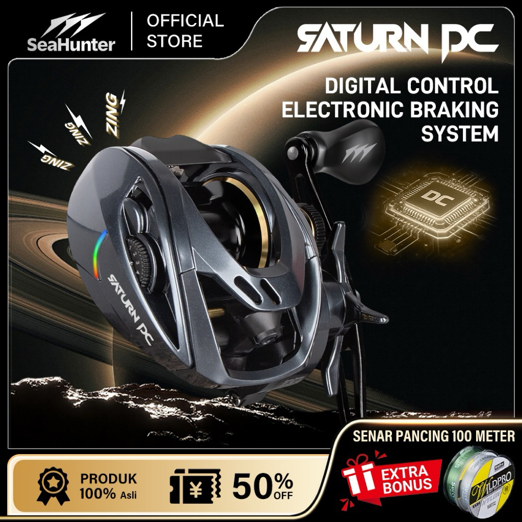 REEL BC SEAHUNTER SATURN DC BUNYI ZING