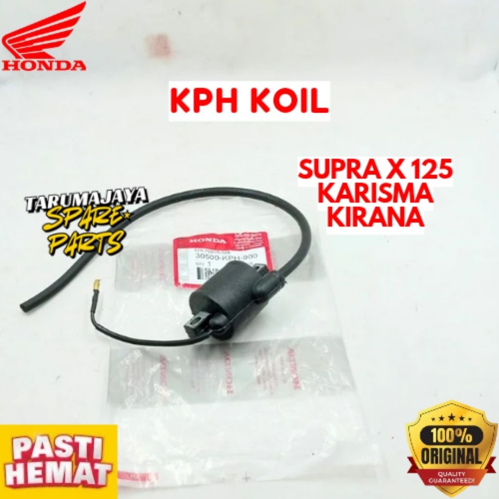 KOIL ORIGINAL HONDA KODE KPH, KOIL SUPRA X 125, KOIL KARISMA, KOIL KIRANA



