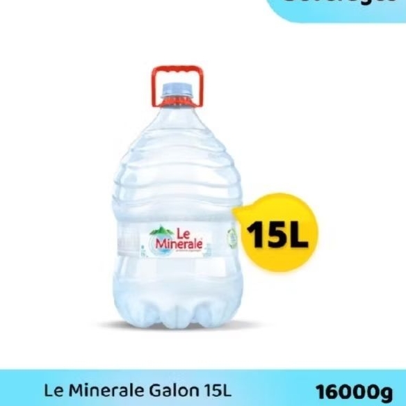 galon Le mineral 15 liter