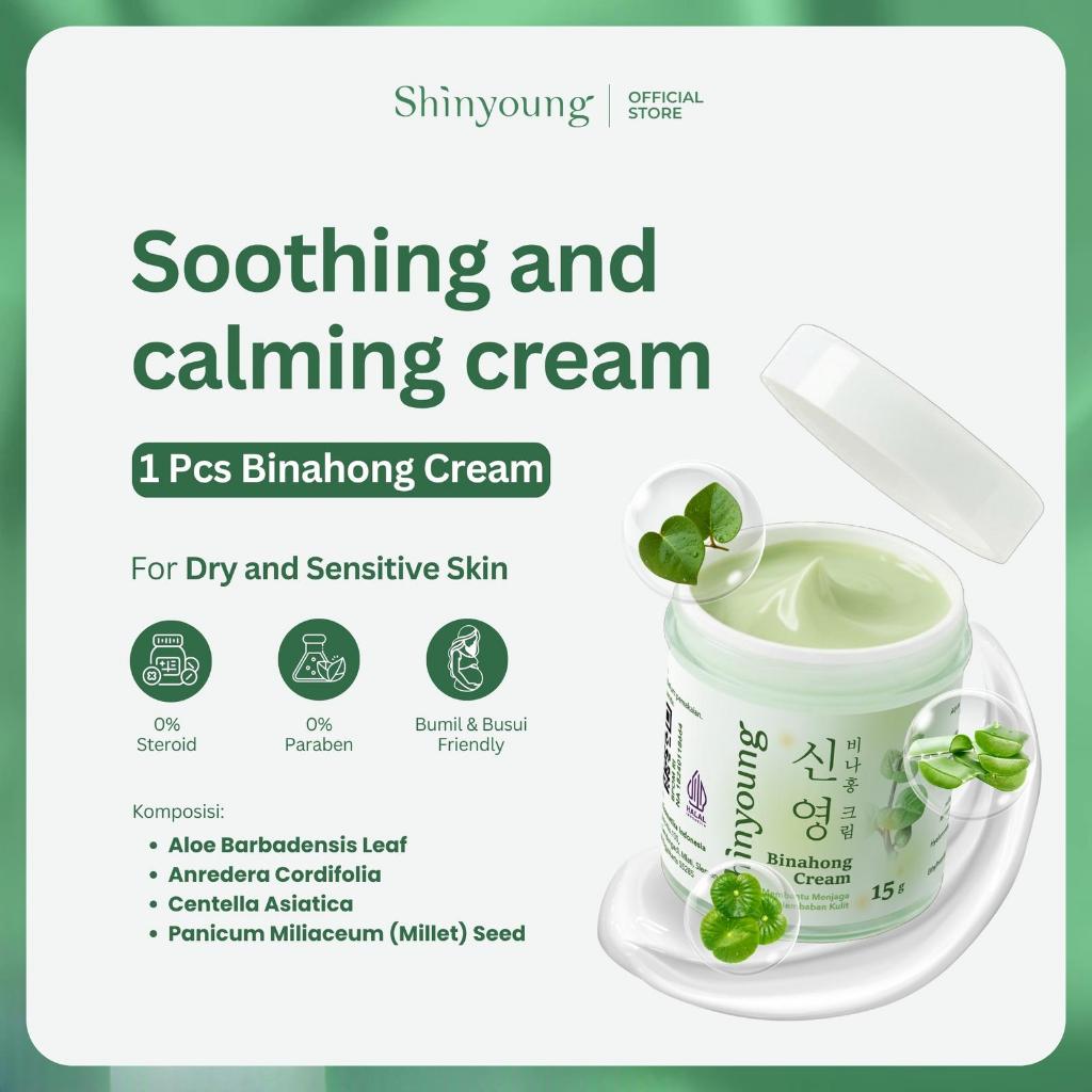 PROMO SPESIAL  BINAHONG CREAM SHINYOUNG , SALEP BINAHONG UNTUK REDAKAN GATAL DAN RADANG PADA KULIT -