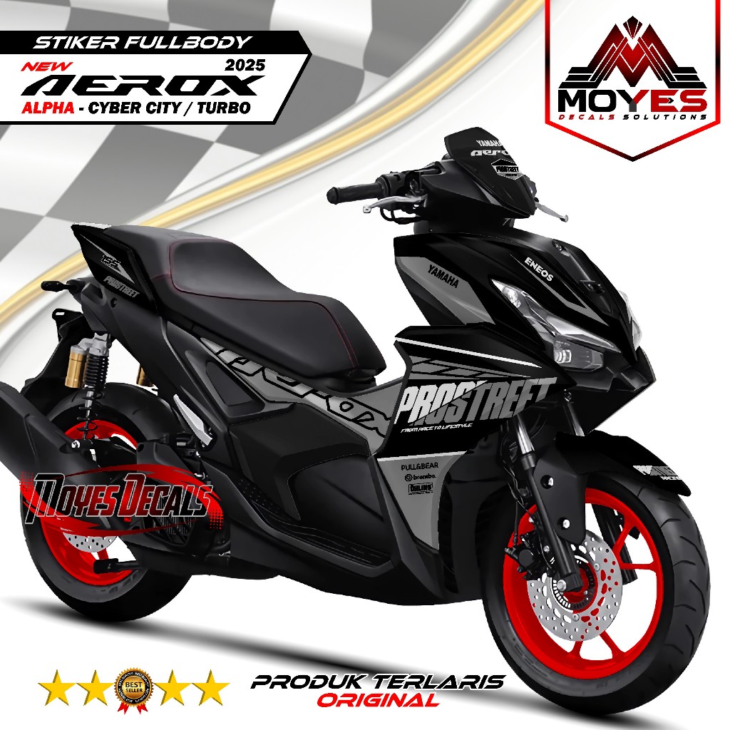 Decal Stiker Fullbody Aerox Alpha New 2026 Motif Prostreet