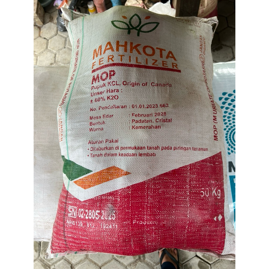 KCL MOP MAHKOTA 50KG ORIGINAL