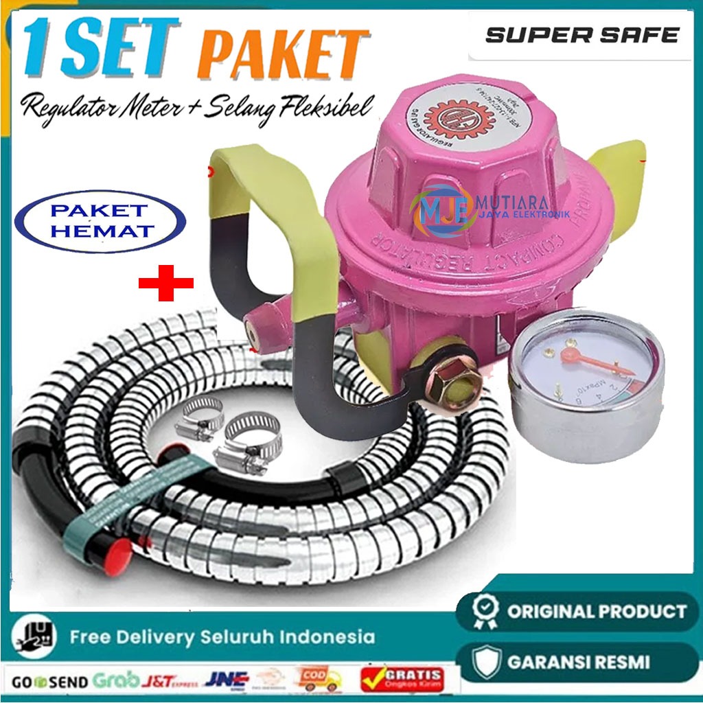 REGULATOR SUPER SAFE SS88P METER / LEGULATOR SUPERSAFE SS-88P DOUBLE LOCK / PENGAMAN GARANSI 1TAHUN
