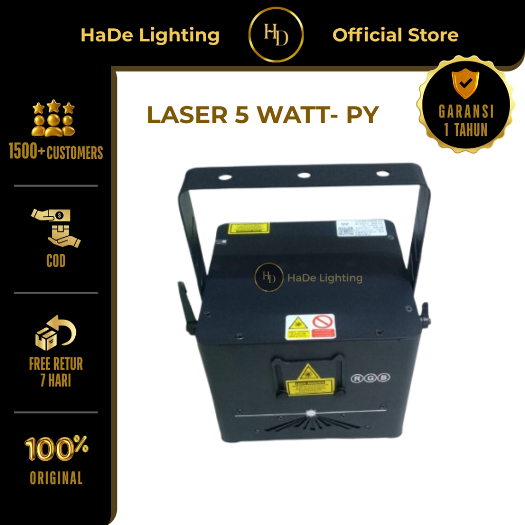 Laser Show 5 Watt - Lampu Laser Panggung Diskotik Leser 5 Watt