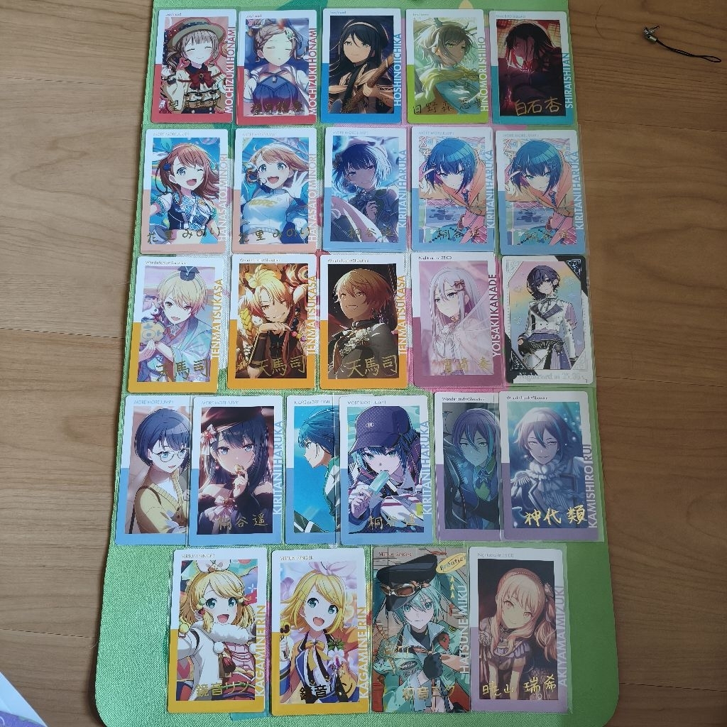 foil epick cards || project sekai official merch