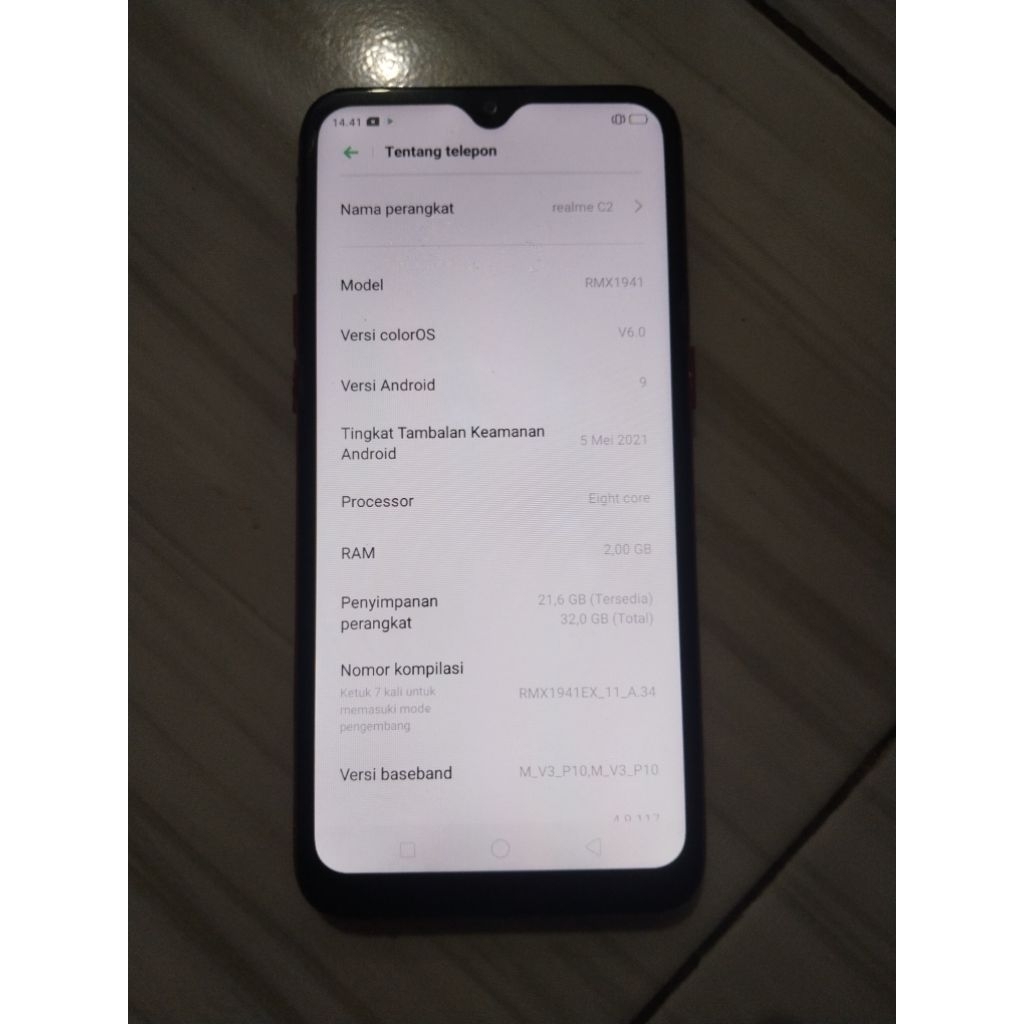 Realme C2 2/32 Second
