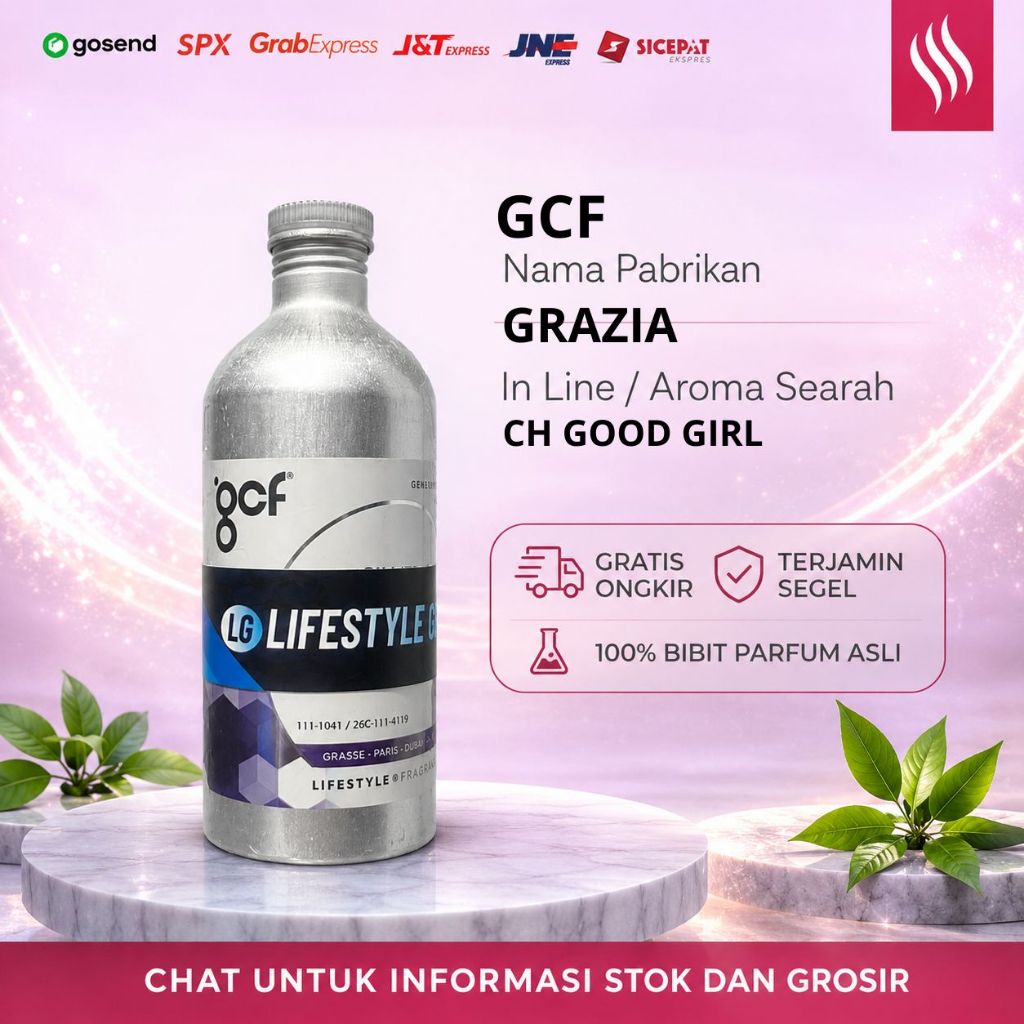 JUAL BIBIT PARFUM ASLI - GCF - GRAZIA - REPACK - SUMBARA PARFUM
