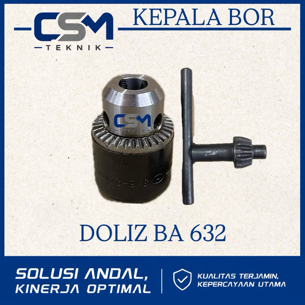 KEPALA BOR 10MM DOLIZ BA 632 KEPALA BOR DOLIZ BA 632