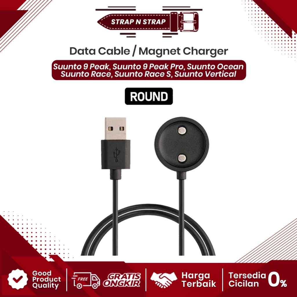 Kabel Data Kabel Charger Charging Cable Type MAGNET Suunto 9 Peak Pro Ocean Race S Vertical