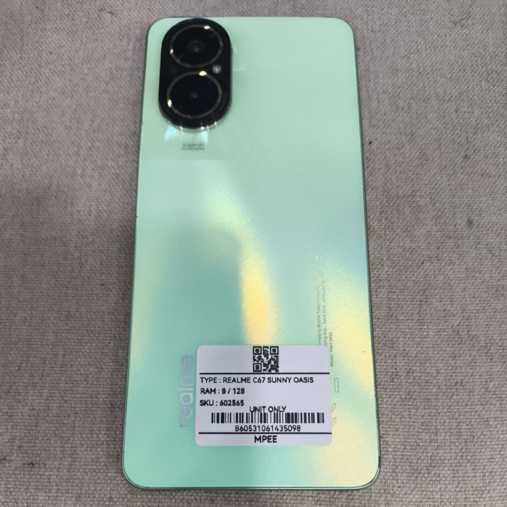 Handphone second normal Realme C67 8+128GB original