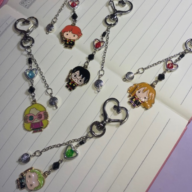 D’Nalley Keychain Inspired by Harry Potter Characters -Keychain Manik Hogwarts - Gantungan Kunci Har