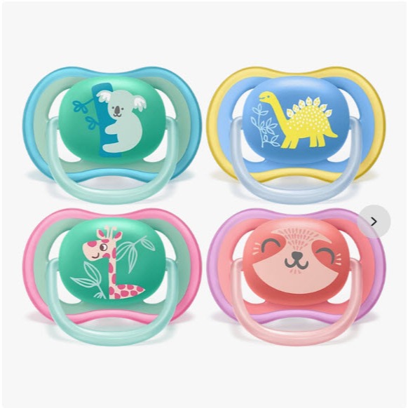 Empeng Bayi Philips Avent Ultra Air Soother Ortodontik utk Bayi 18 Bulan+ [SCF 349/10]