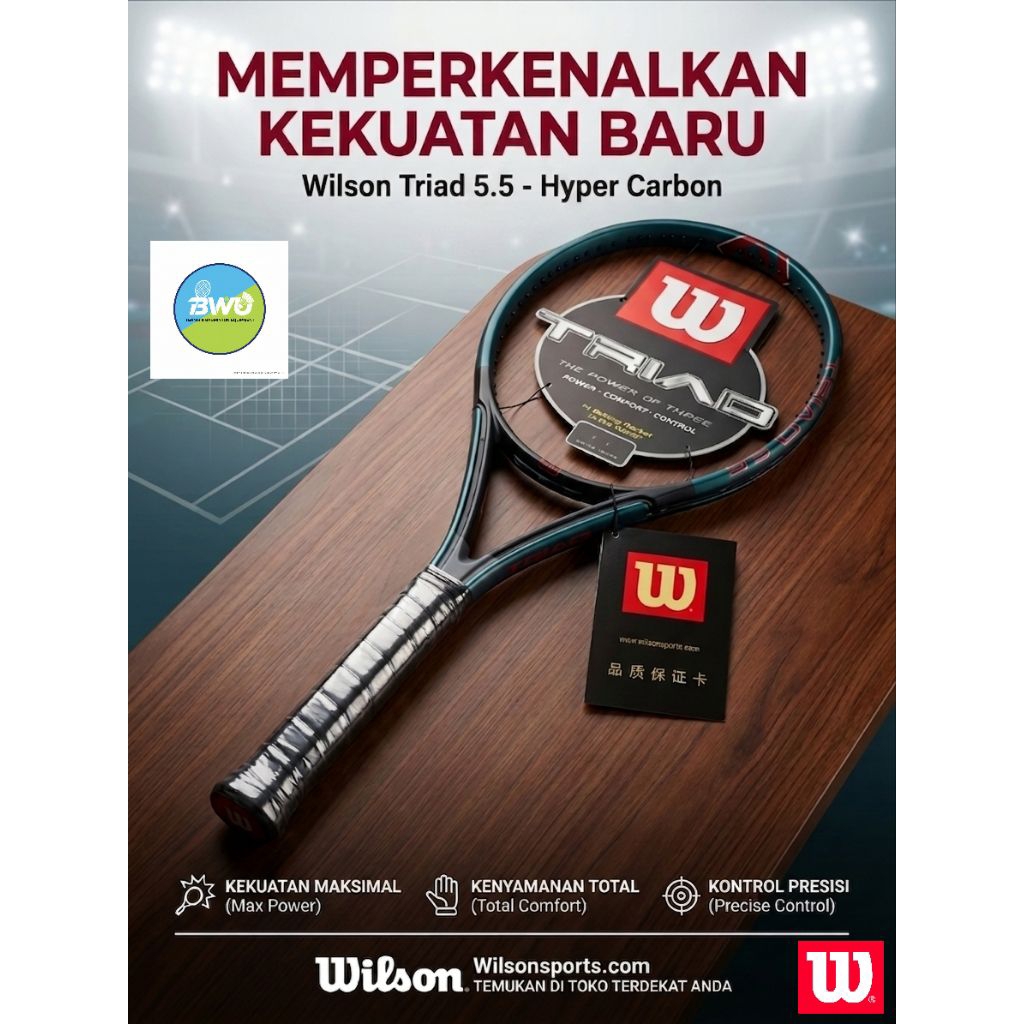 Raket Tenis WILSON TRIAD 5.5