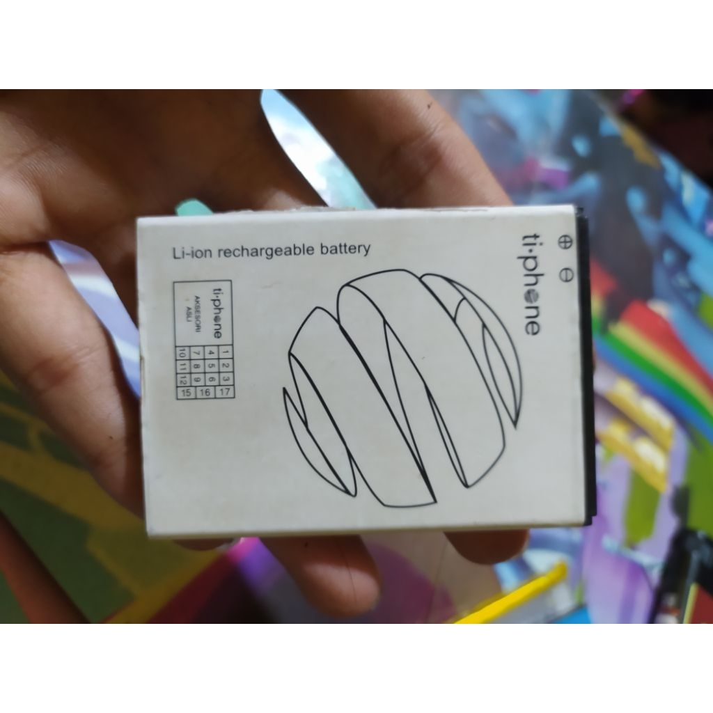 Baterai TiPhone 508 Original Cabutan