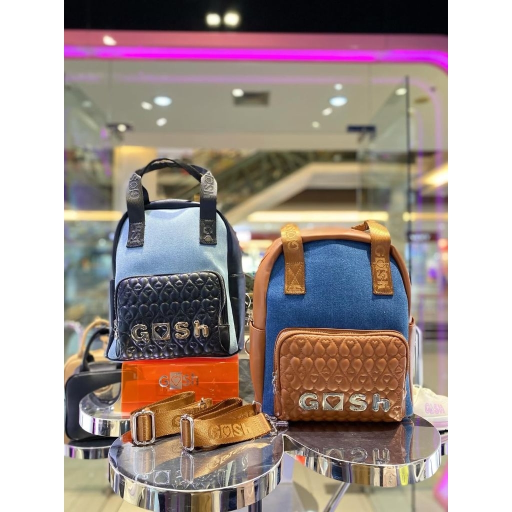 [Bisa COD] Ready Tas Gosh Ransel Multifungsi Original New art 657 Black Tan
