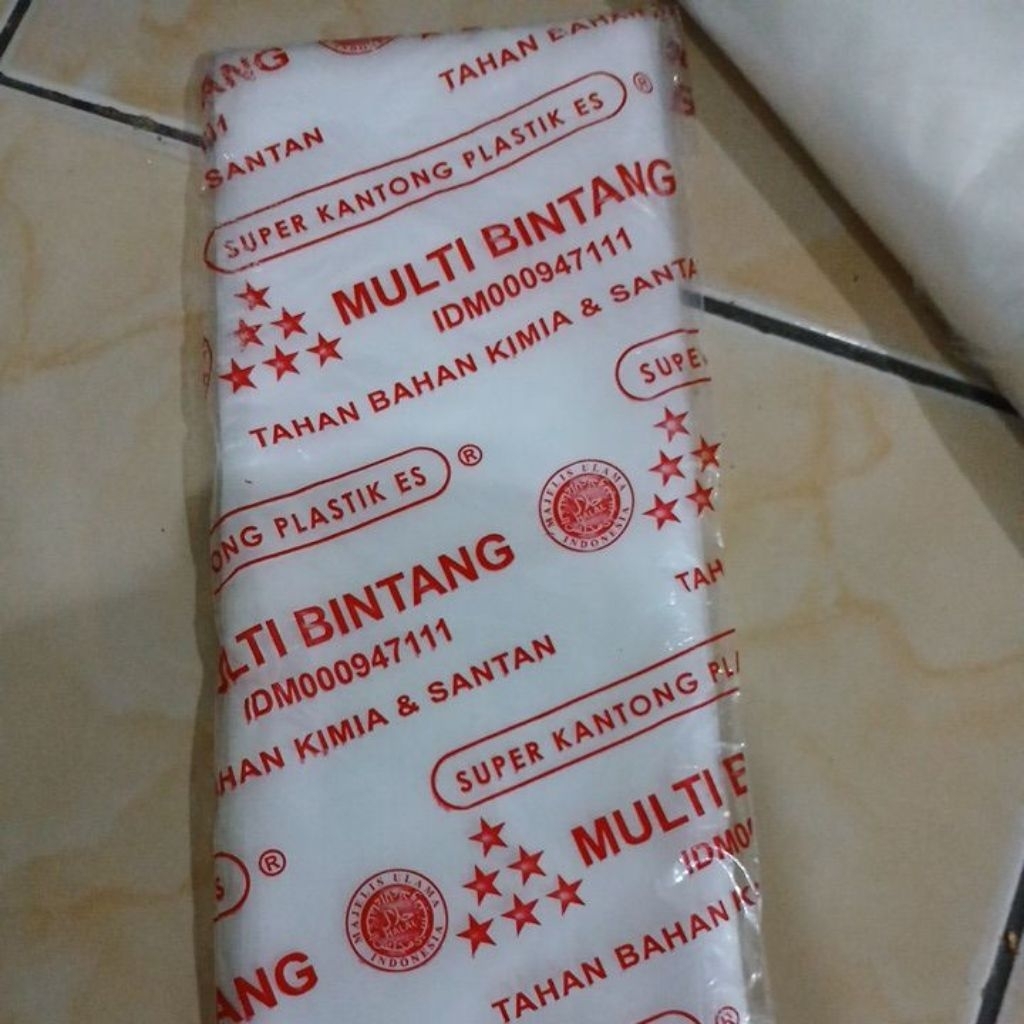 Plastik Es merk Multi Bintang 10x25