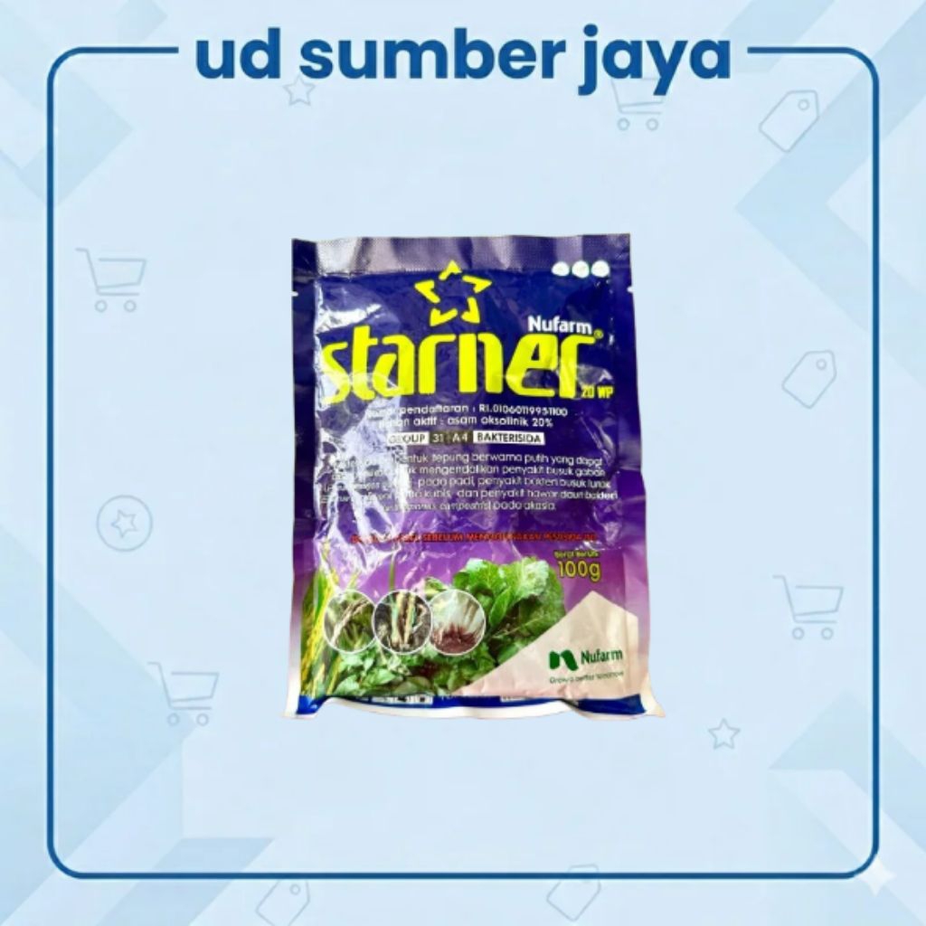 Bakterisida Starner 20 WP 100 Gram Asam Oksolinik