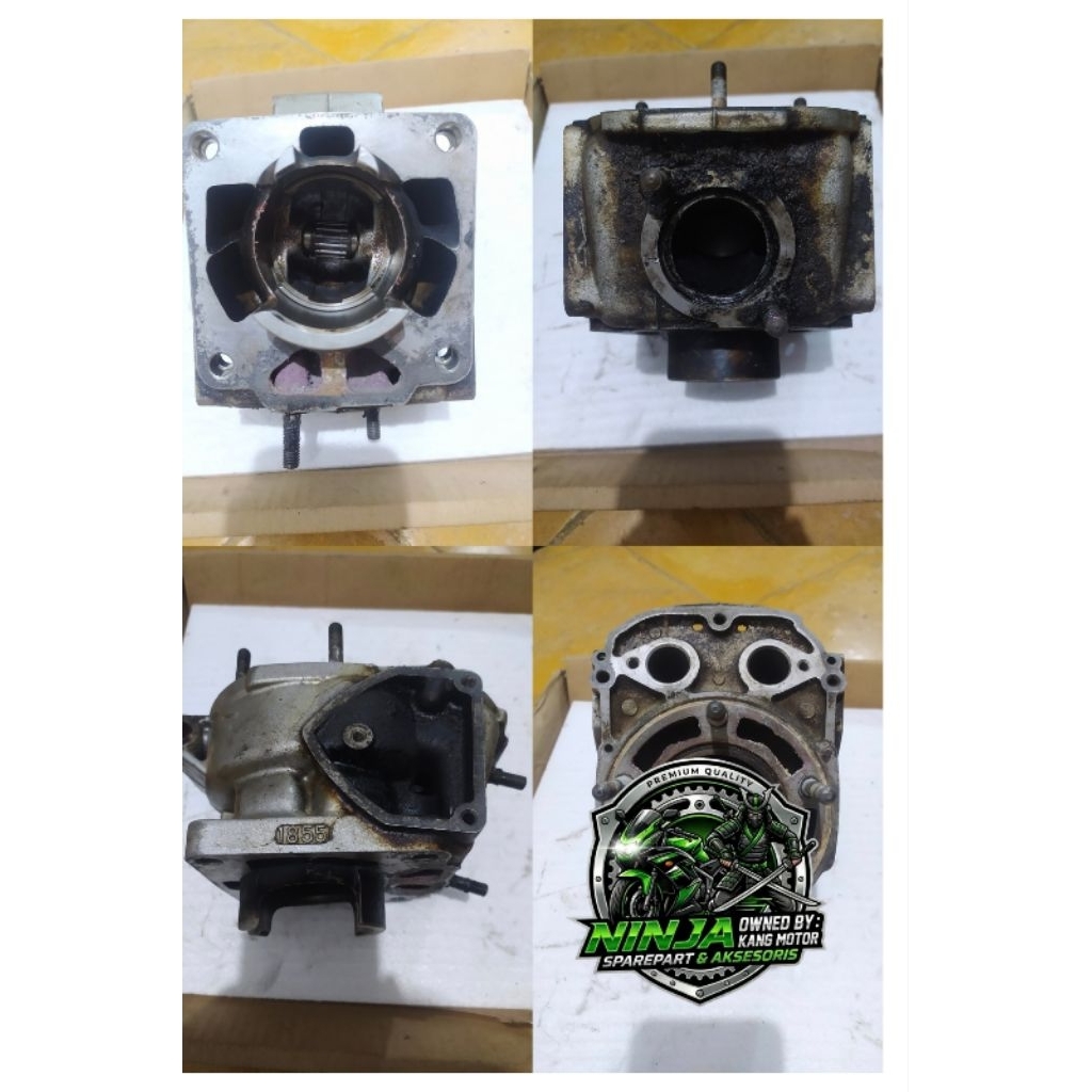 Blok Boring Ninja 150 RR R SS Original Copotan Standar No Shock - Cylinder Block Mesin Kawasaki Ninj