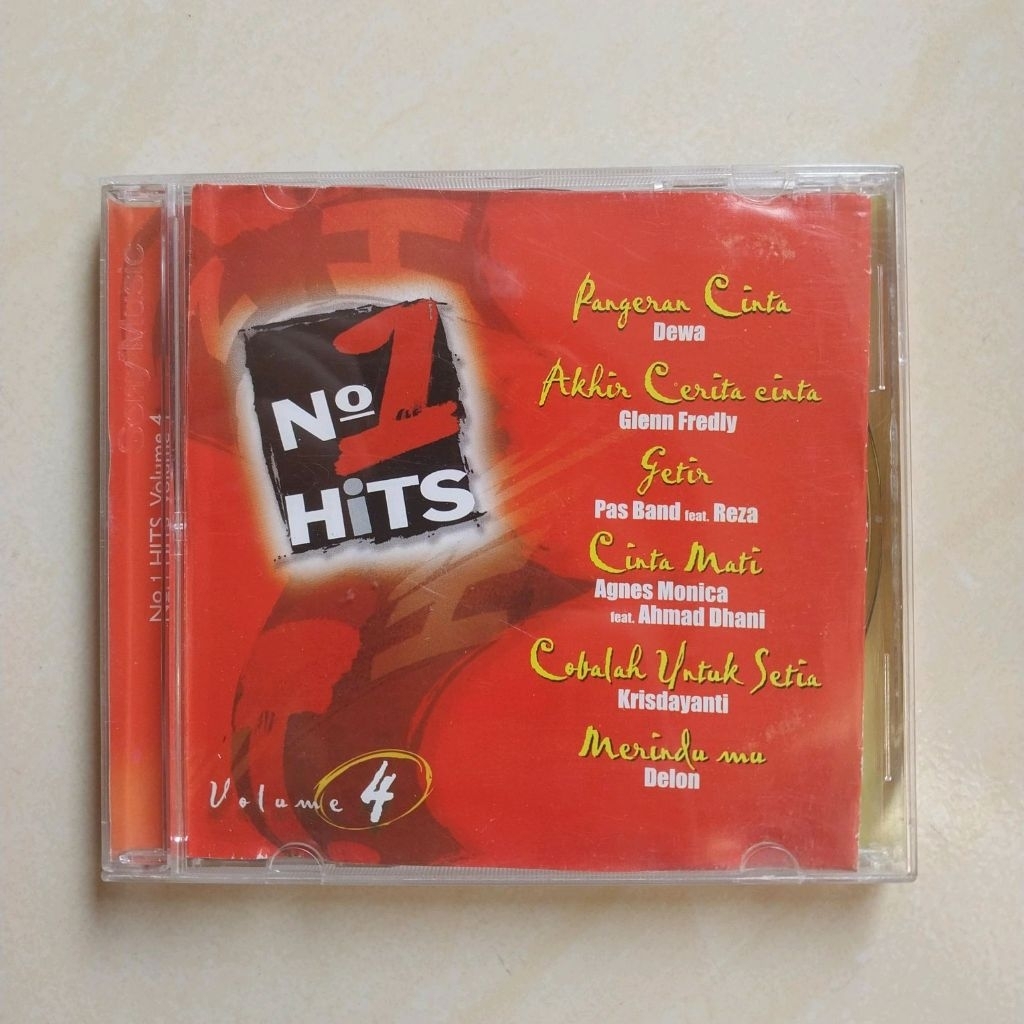 CD DAN KASET NO 1 HITS VOLUME 4