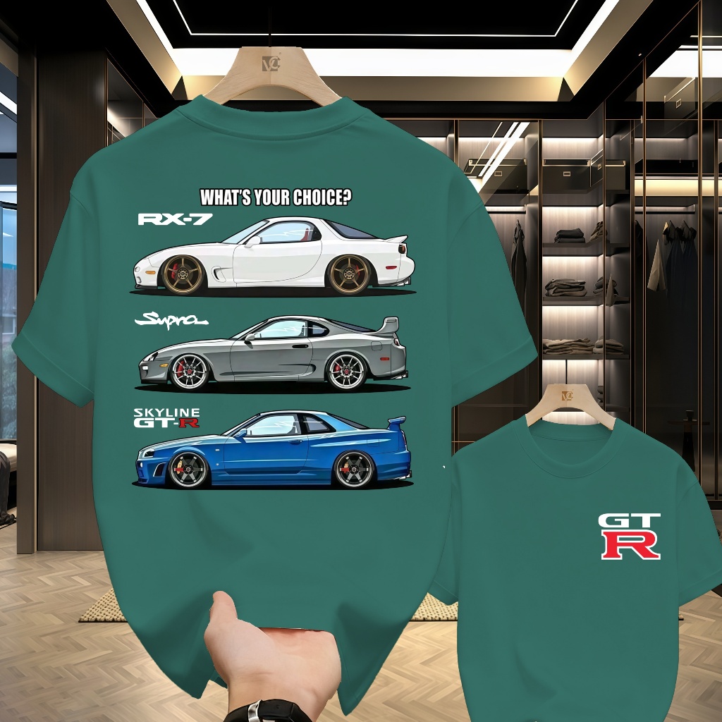 2026 GTR R33 Best Shirt Design Skyline R34 R35 Fan T Shirt Men Short Sleeve Japan Classic JDM Car To