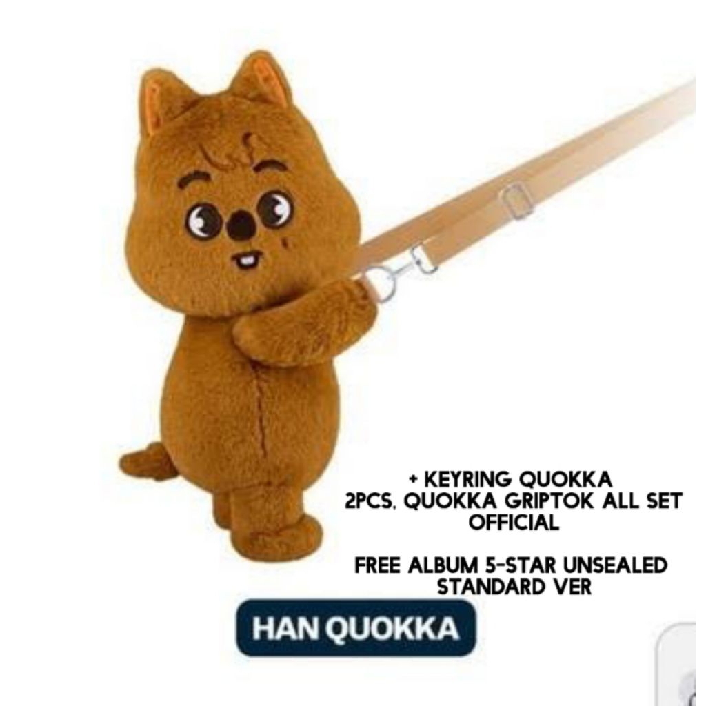 [Stayville Shop] (ready stok) HANQUOKKA HAN QUOKKA Plush Bag Stray Kids Official