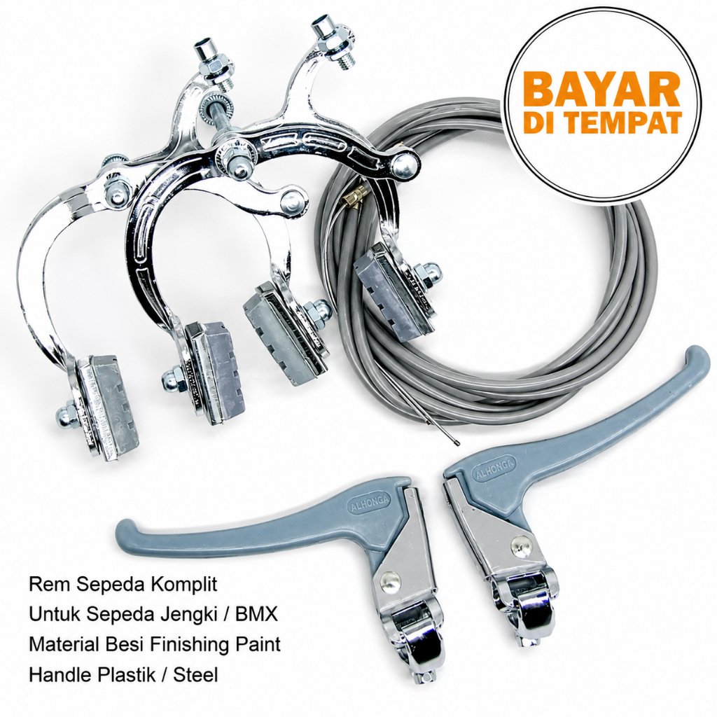 Rem set sepeda BMX LIPAT MTB Ubrake set tali rem ubrake rem handle rem sepeda