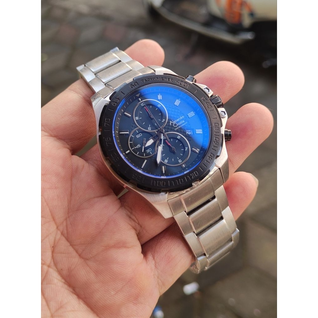 jam tangan original Alexandre Christie pria second bekas preloved