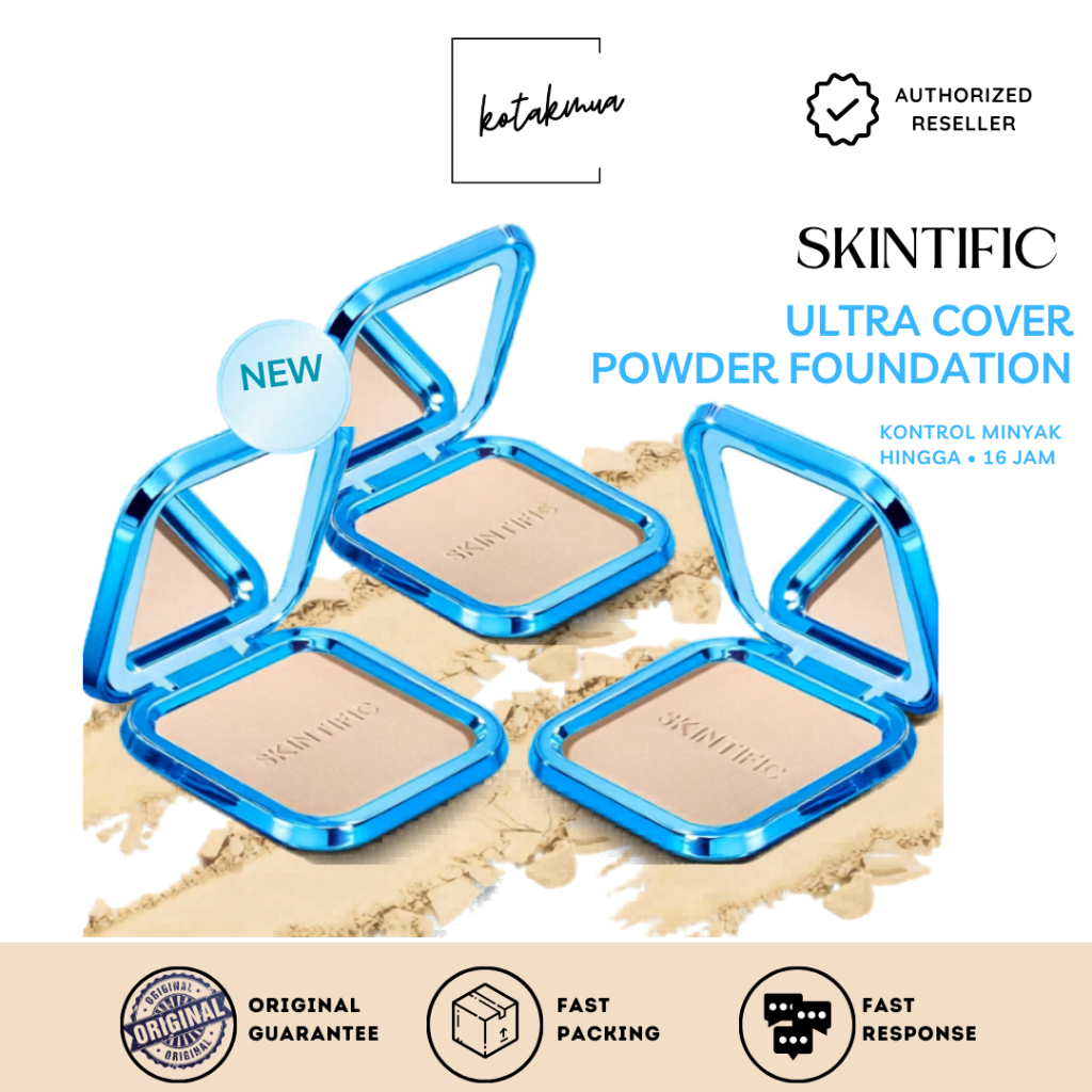Skintific Ultra Cover - Bedak Padat Wajah semua jenis kulit