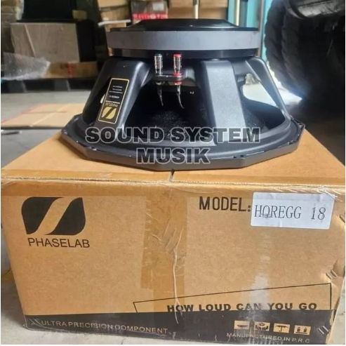 (FREE PETI KAYU) Speaker Phaselab Horeg 18 inch