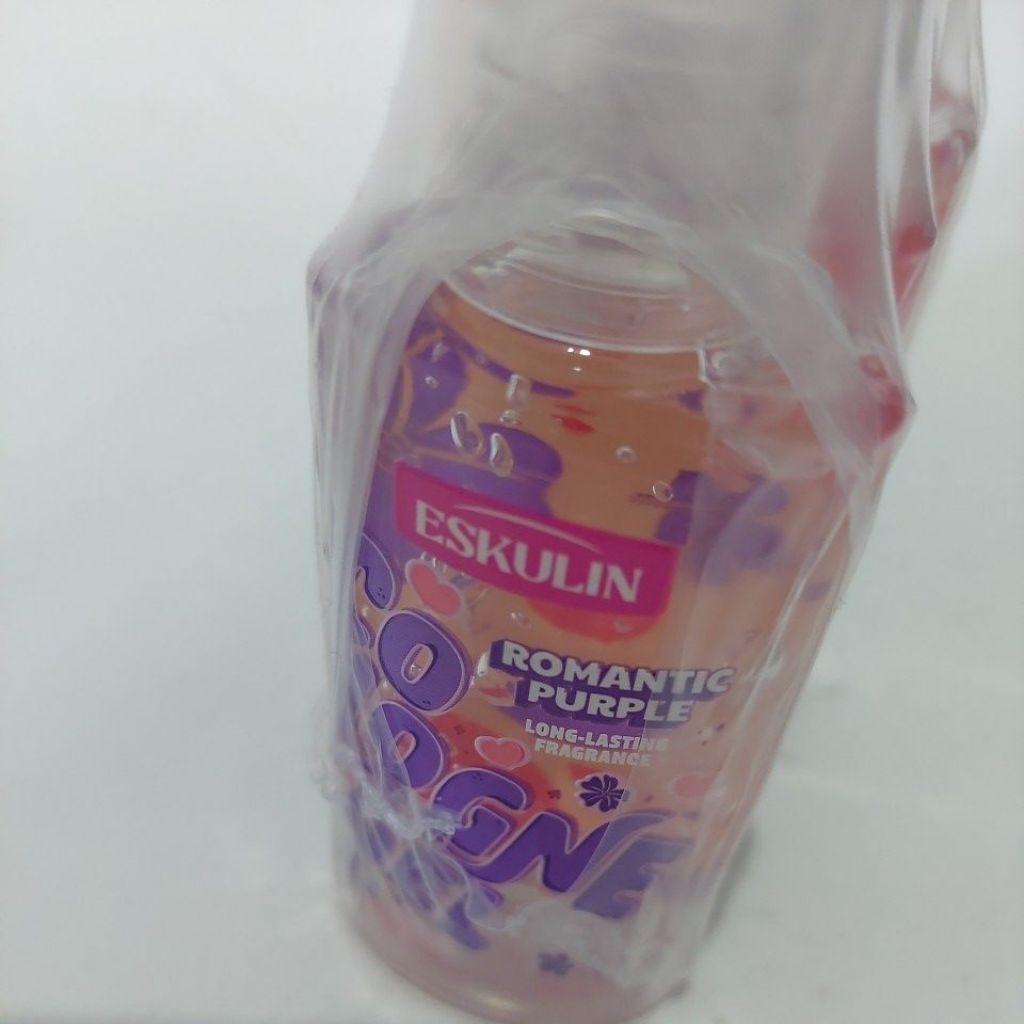 [ 3 Pcs Besar ] Eskulin Cologne Gel Long- lasting Fragrance ROMANTIC PURPLE 100 ml/ Wangi/ Tahan Lam