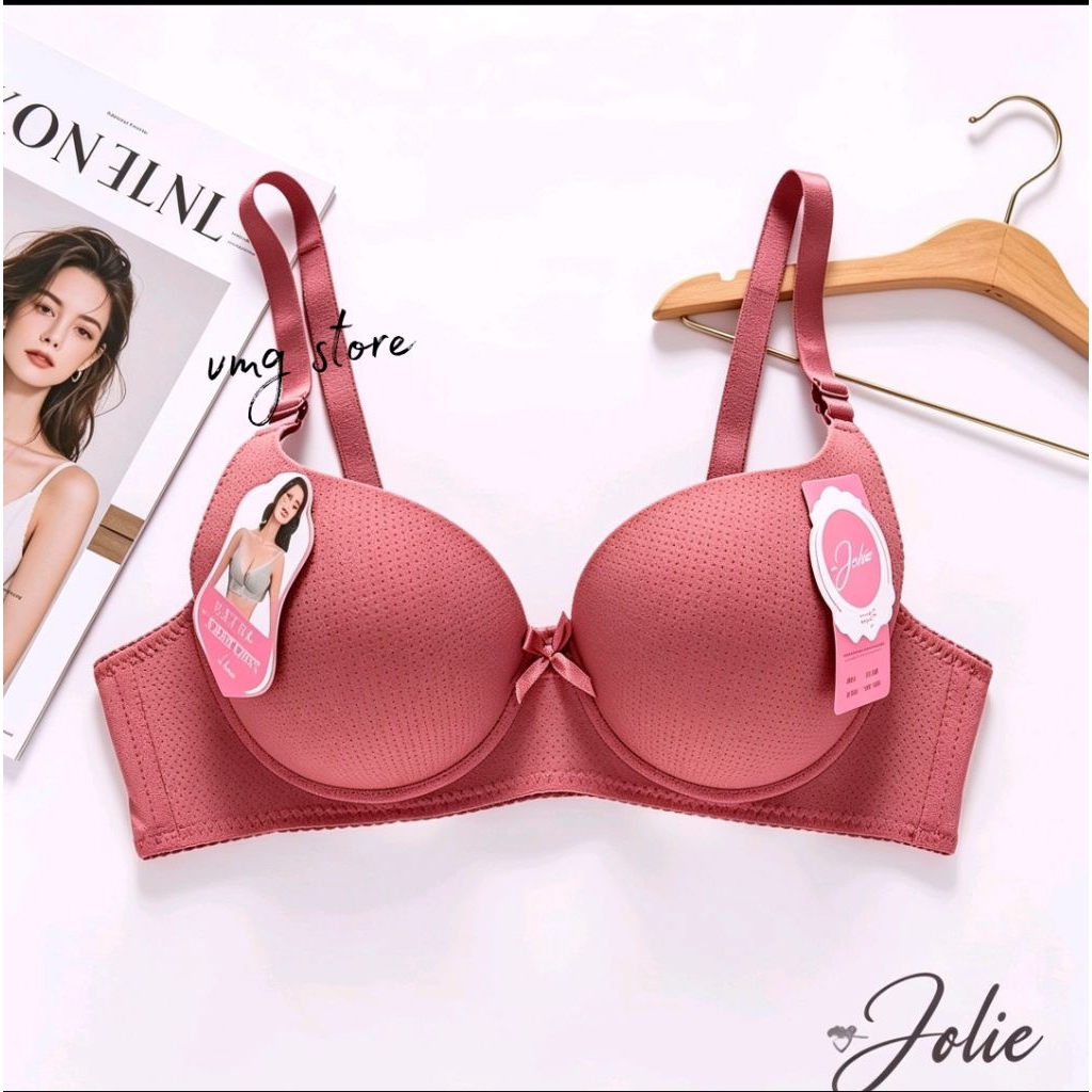 3100 Bra kawat cup C Bra push up kancing 3 ukuran 38.40.42.44
