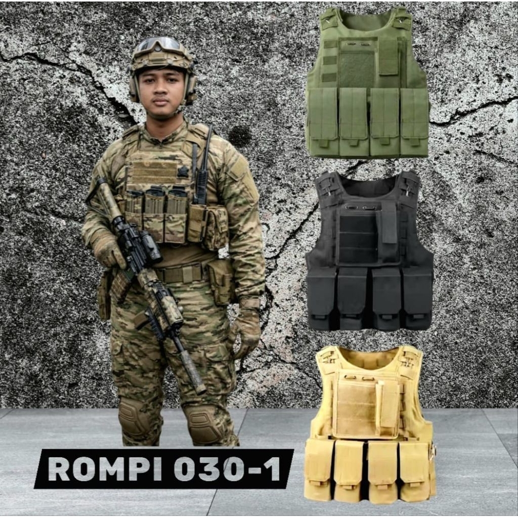 ROMPI MAGAZINE ROMPI TACTICAL FSBE AIRSOFR BODYVEST ARMY MILITARY IMPORT