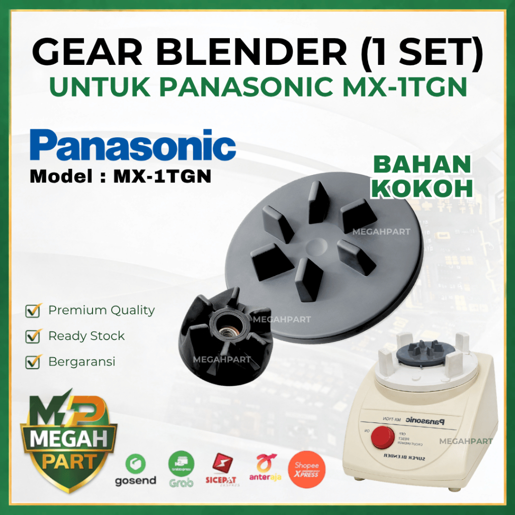 Karet Gear Blender PANASONIC MX-1TGN MX1TGN MX 1TGN - Gear Pemutar Blender PANASONIC MX-1TGN - Kopli