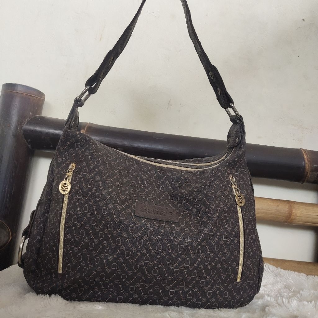 PL tas Hobo tas bahu shoulder bag wanita kulit ssamzie