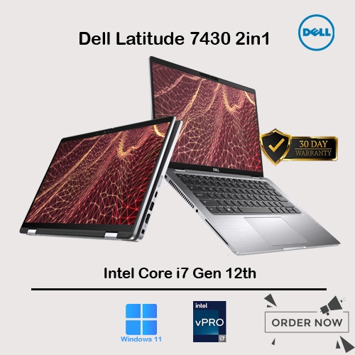 Laptop Dell Latitude 7430 2in1 Lipat X360 / Core i7 Gen 12 / Touchscreen