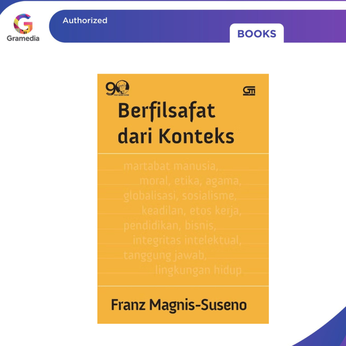 Gramedia Pekanbaru - Berfilsafat dari Konteks