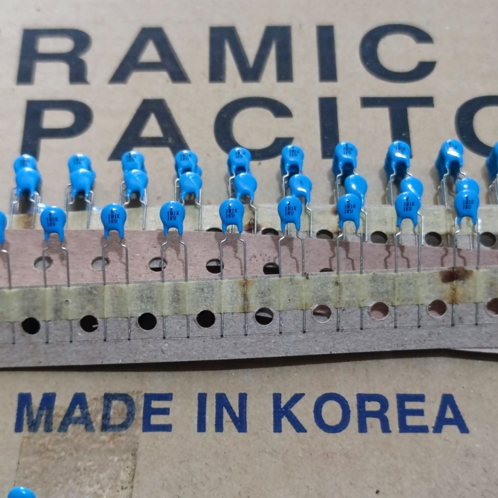 capacitor 100pf 1kv 2kv renceng Made in Korea / kapasitor 100pf 1kv 2kv / capacitor 101 1kv