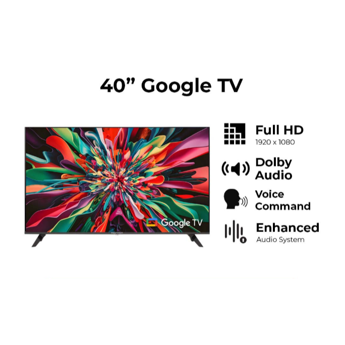 LED POLYTRON PLD-40RG9059 | Led 40 Inch Smart Cinemax Google TV Polytron