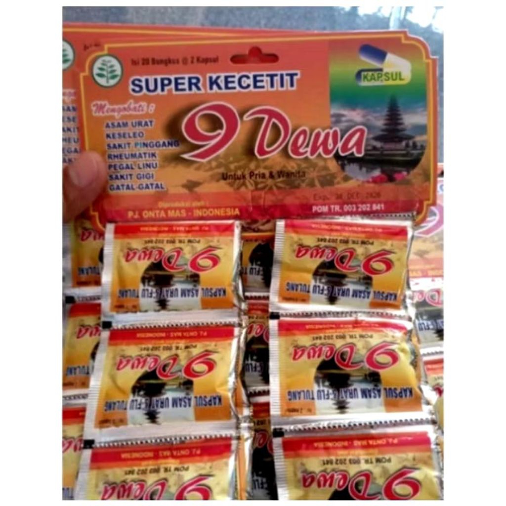 super//kecetit//9 dewa//kapsul original