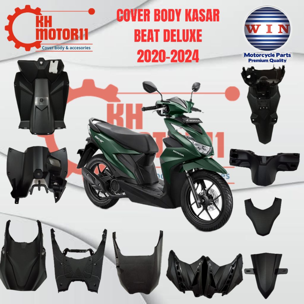 TAMENG HITAM DOFF II LAMPU DEPAN SET II LAMPU SEIN BEAT 2020
